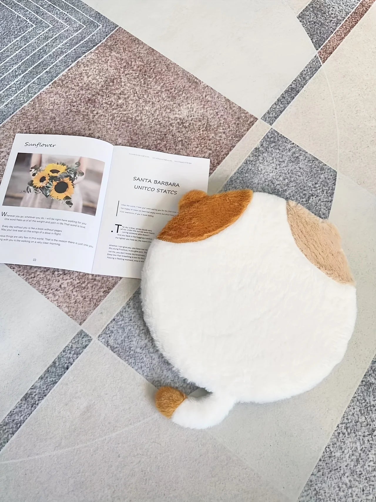 Cartoon Cat Memory Cushion