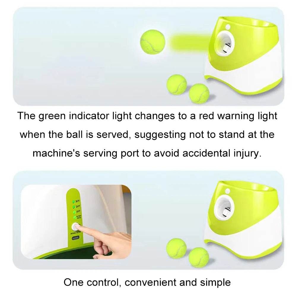 Interactive Auto-Fetch Dog Machine (Includes 3 Balls)
