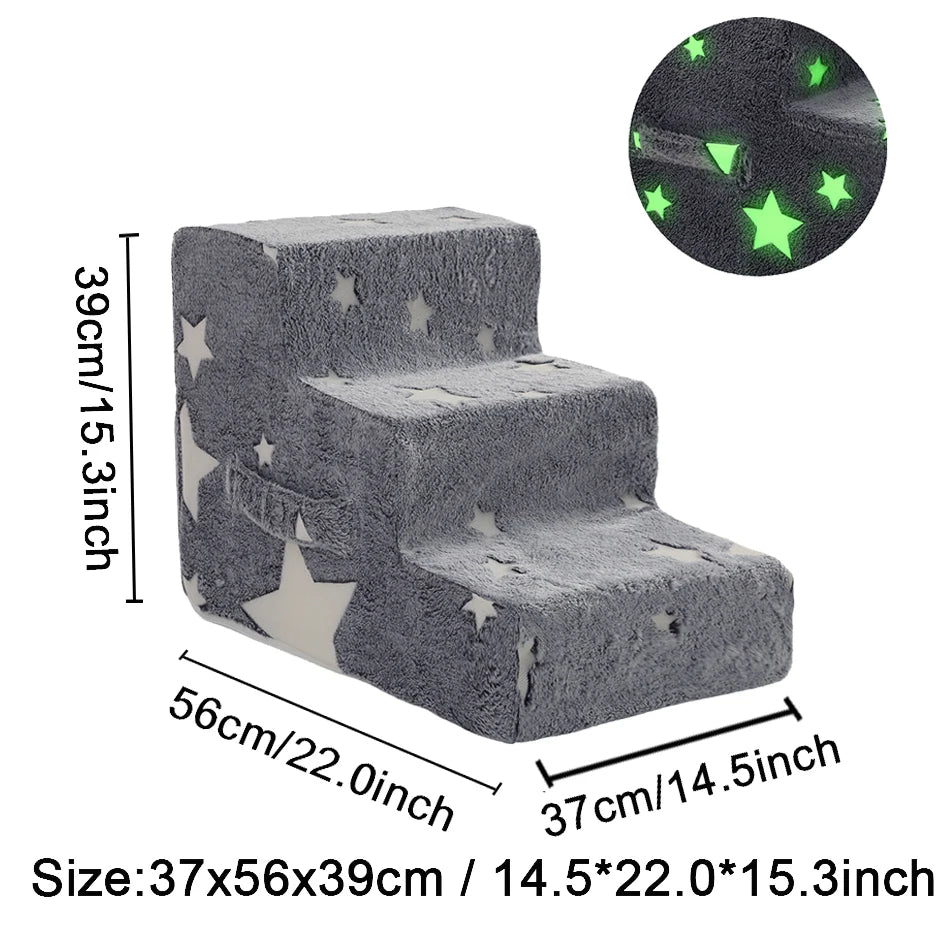 Portable 4-Step Dog & Cat Ladder