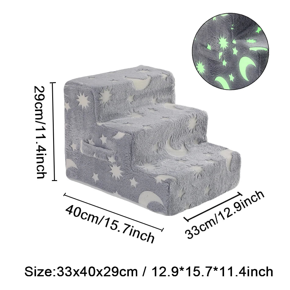 Portable 4-Step Dog & Cat Ladder