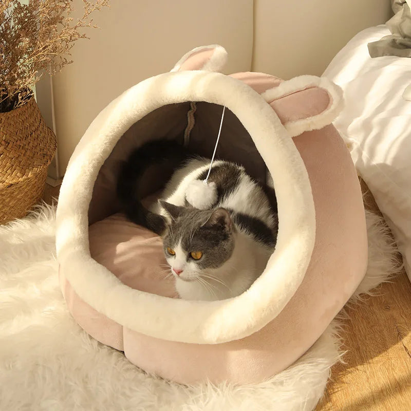 Foldable Cat Cave Bed
