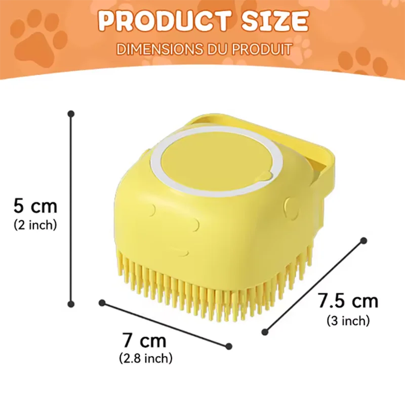 Silicone Pet Massage Brush