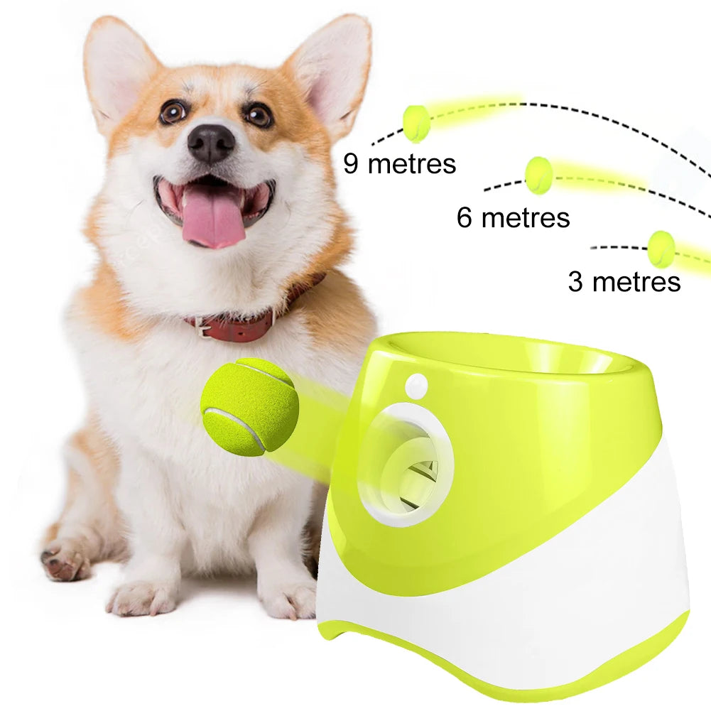 Interactive Auto-Fetch Dog Machine (Includes 3 Balls)