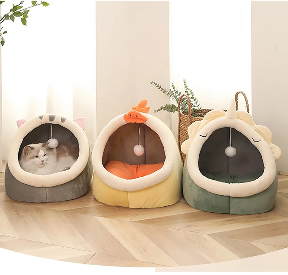 Foldable Cat Cave Bed