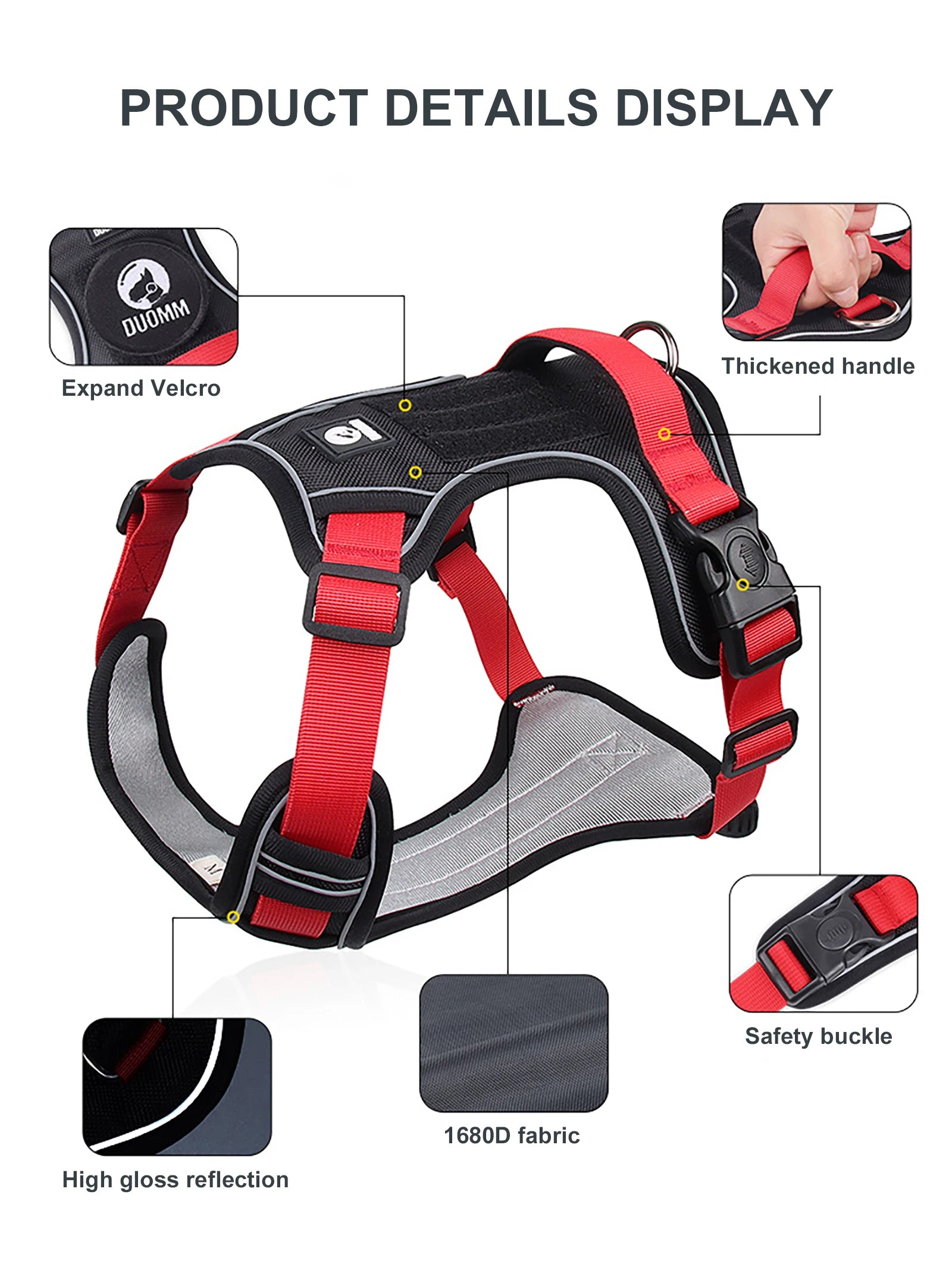 Reflective Adventure-Ready Tactical Harness