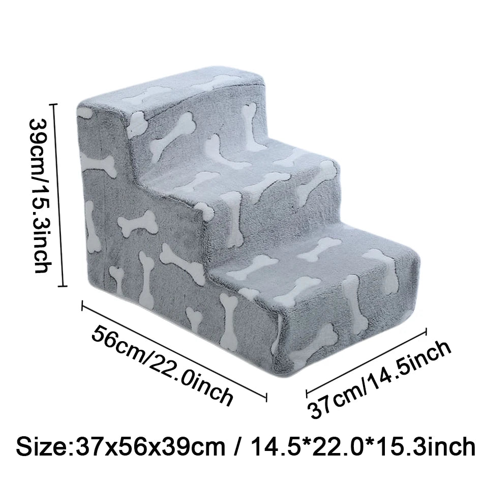 Portable 4-Step Dog & Cat Ladder