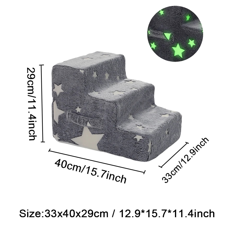 Portable 4-Step Dog & Cat Ladder