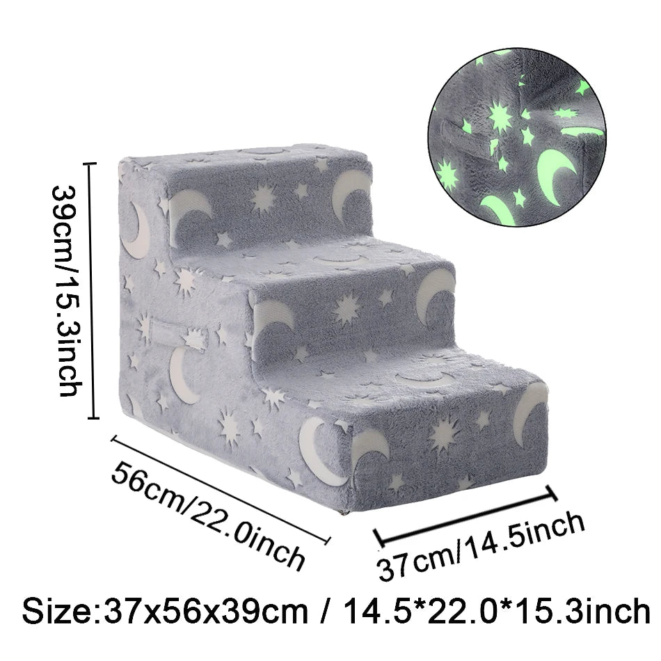 Portable 4-Step Dog & Cat Ladder