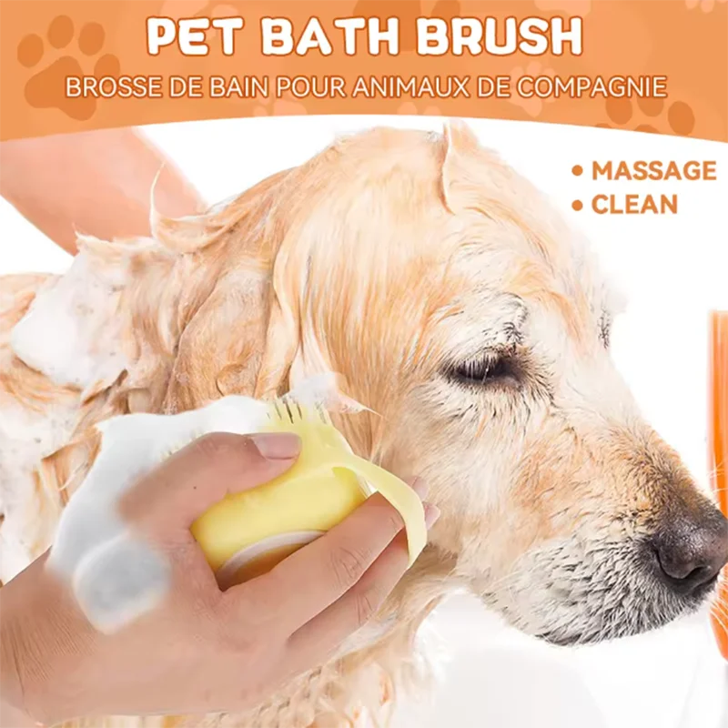 Silicone Pet Massage Brush