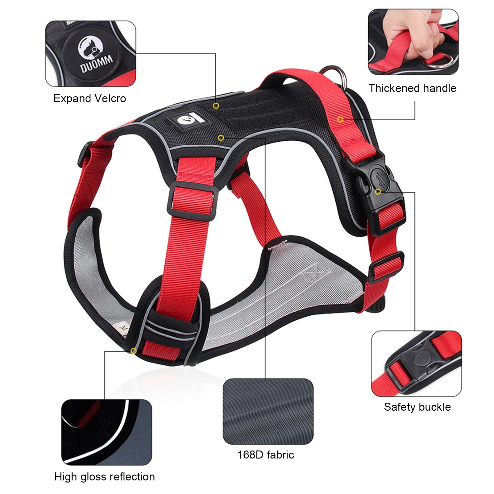 Reflective Adventure-Ready Tactical Harness