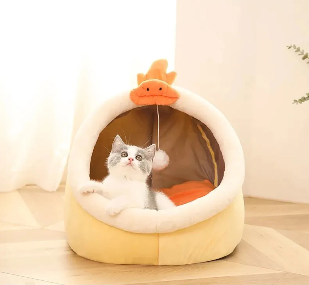 Foldable Cat Cave Bed
