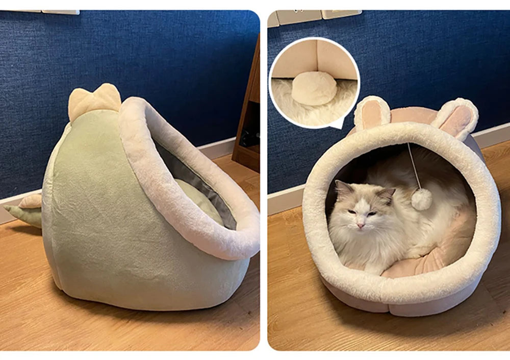 Foldable Cat Cave Bed