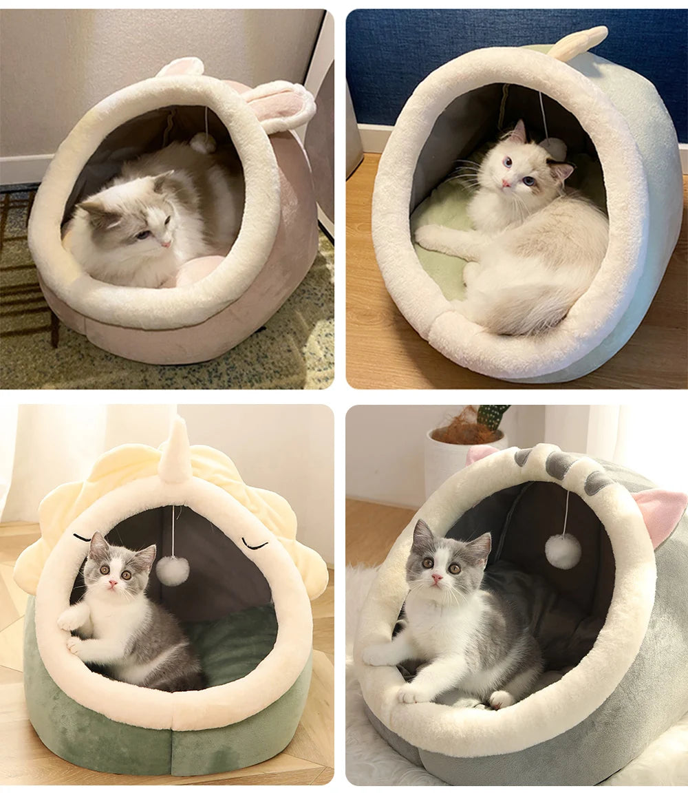 Foldable Cat Cave Bed